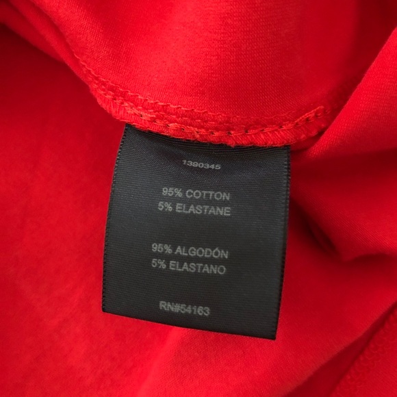 Tommy Hilfiger Womens T-Shirt Dress. Red - Picture 8 of 14